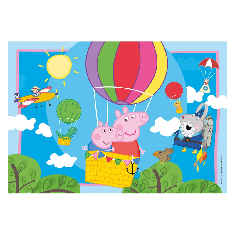 Afbeelding laden in galerijviewer, Ravensburger puzzel peppa pig - twee puzzels - 12 stukjes - kinderpuzzel
