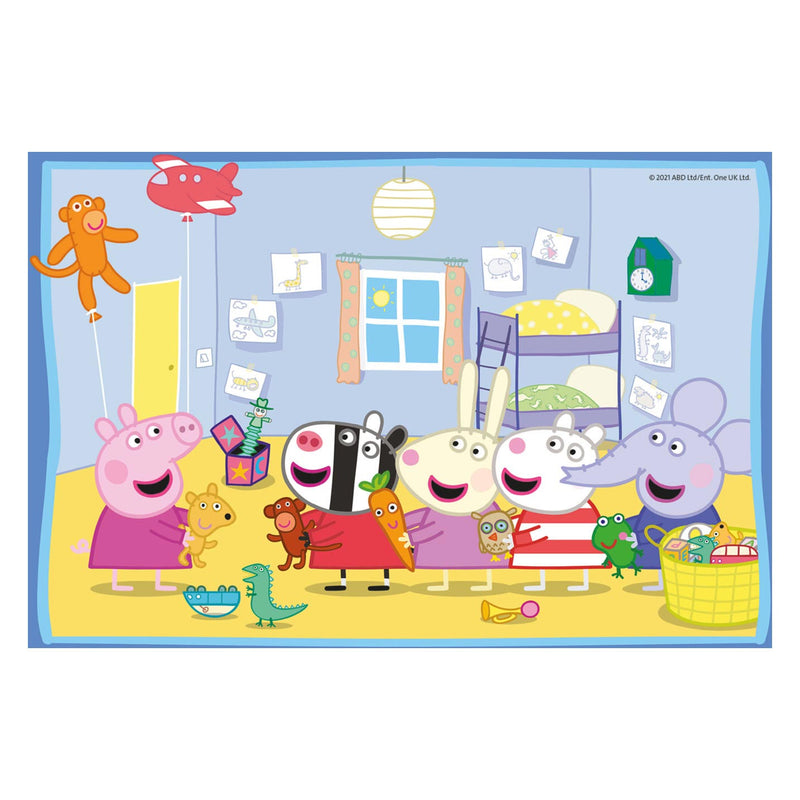 Afbeelding laden in galerijviewer, Ravensburger puzzel peppa pig - twee puzzels - 12 stukjes - kinderpuzzel
