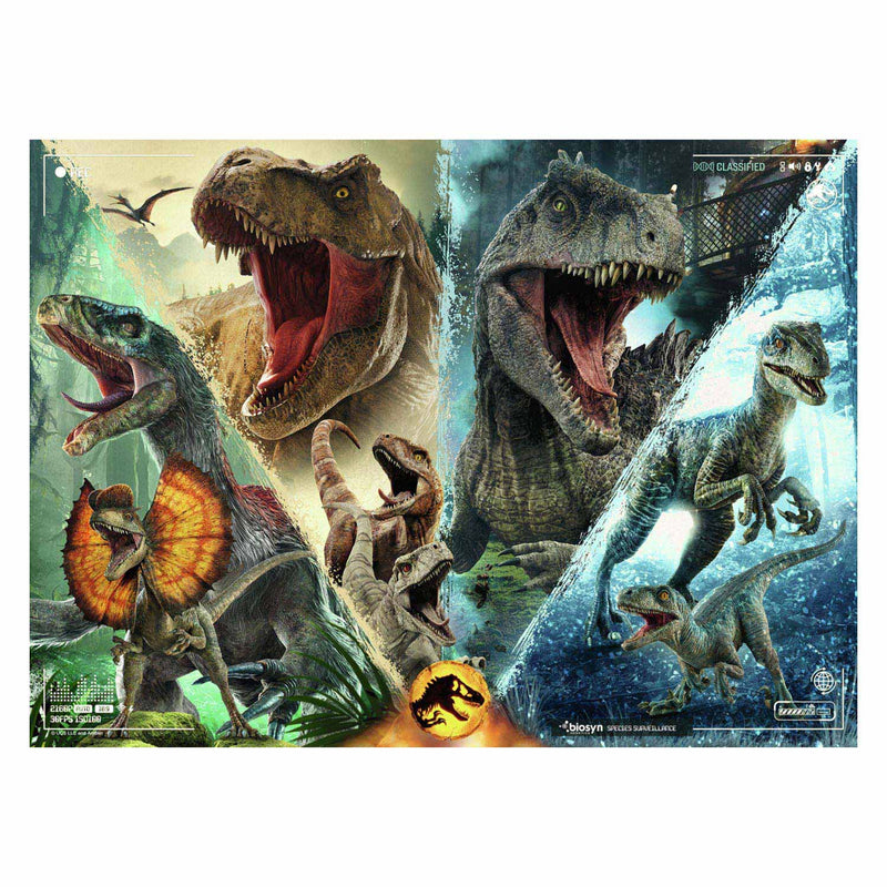 Afbeelding laden in galerijviewer, Ravensburger puzzel jurassic world dominion - legpuzzel - 100 xxl stukjes
