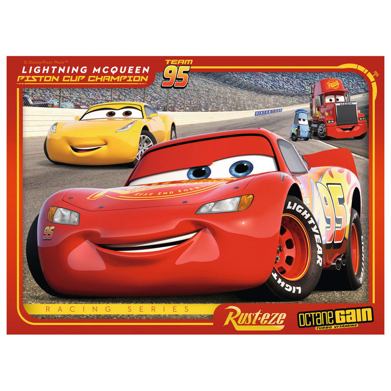 Afbeelding laden in galerijviewer, Ravensburger puzzel disney cars 3 let's race! - 12+16+20+24 stukjes
