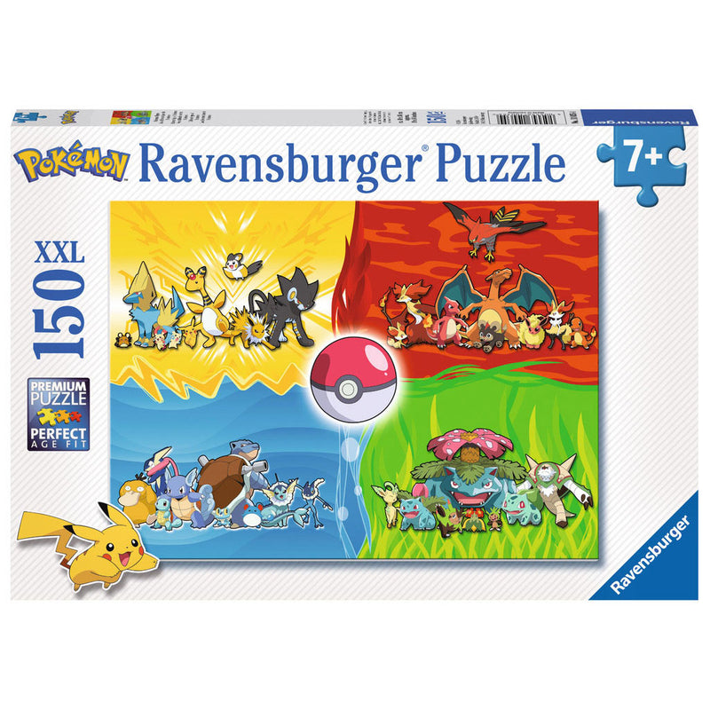Afbeelding laden in galerijviewer, Ravensburger pokémon puzzel, 150st. xxl
