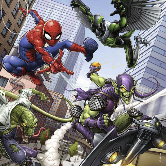 Ravensburger puzzel spiderman in actie - 3x49 stukjes