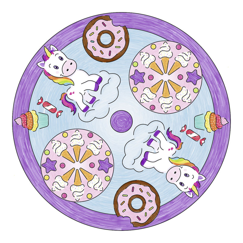 Afbeelding laden in galerijviewer, Ravensburger mandala-designer 2in1 - eenhoorn
