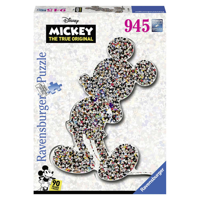 Afbeelding laden in galerijviewer, Ravensburger Shaped Birthday Mickey 945st.
