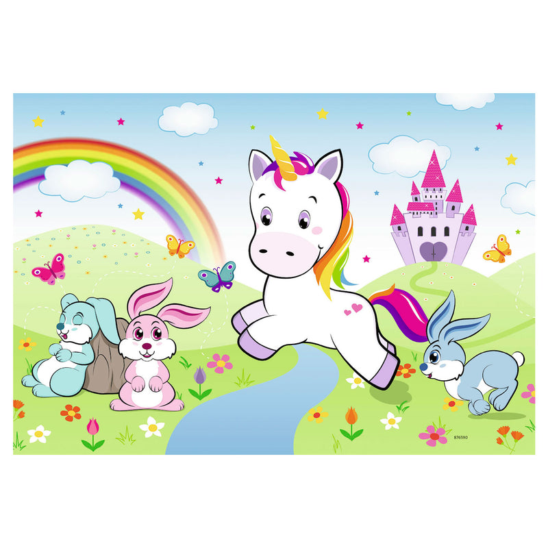 Afbeelding laden in galerijviewer, Ravensburger puzzel sprookjesachtige eenhoorn - 2x24 stukjes - kinderpuzzel
