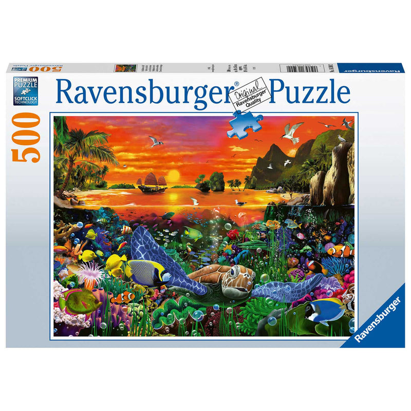 Afbeelding laden in galerijviewer, Ravensburger Schildpad in het Rif, 500st.
