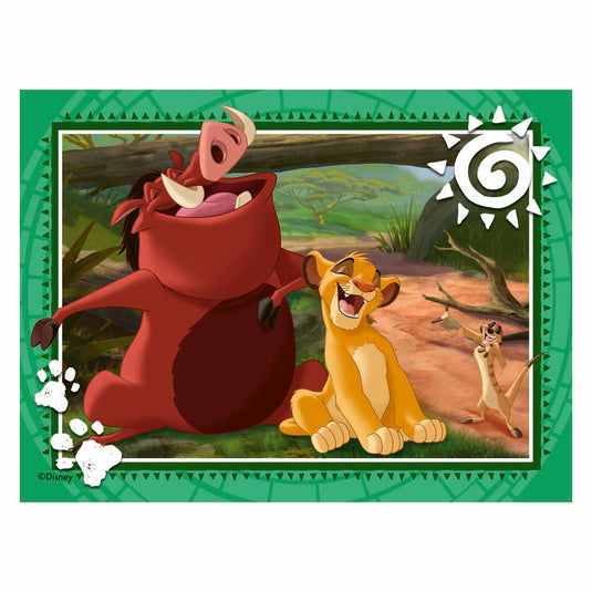 Ravensburger puzzel the lion king - legpuzzel - 12, 16, 20, 24 stukjes