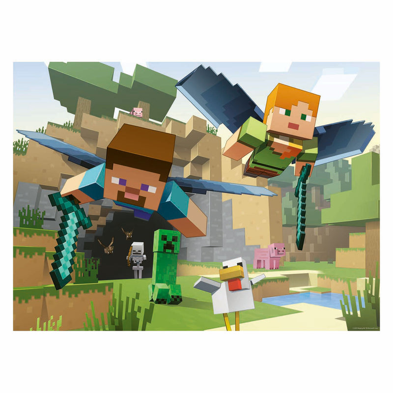 Afbeelding laden in galerijviewer, Ravensburger legpuzzel minecraft avonturen - 200st. xxl
