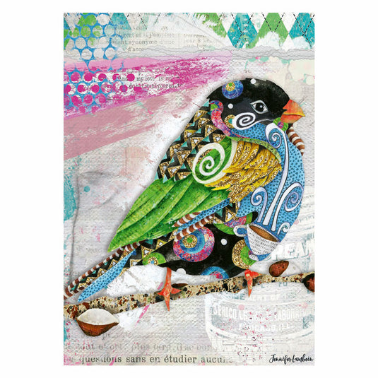 Ravensburger puzzel swirly bird - legpuzzel - 1000 stukjes