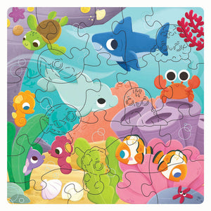 Ravensburger houten puzzel onderwaterdieren - educatief speelgoed 22 stukjes.