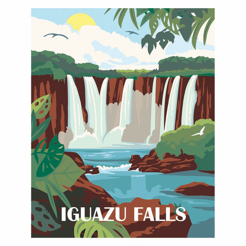 Afbeelding laden in galerijviewer, Ravensburger creart schilderen op nummer - iguazu watervallen
