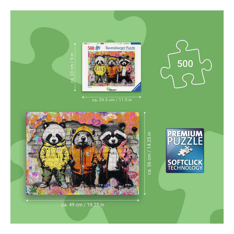 Afbeelding laden in galerijviewer, Ravensburger – pluizige vrienden – legpuzzel – 500 stukjes
