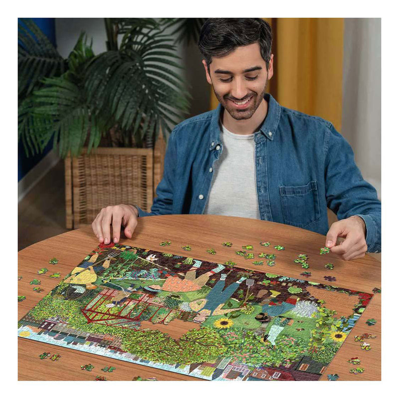 Afbeelding laden in galerijviewer, Ravensburger legpuzzel the allotment - 1000st.
