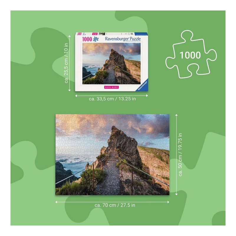 Afbeelding laden in galerijviewer, Ravensburger legpuzzel pathway to heaven - 1000st.
