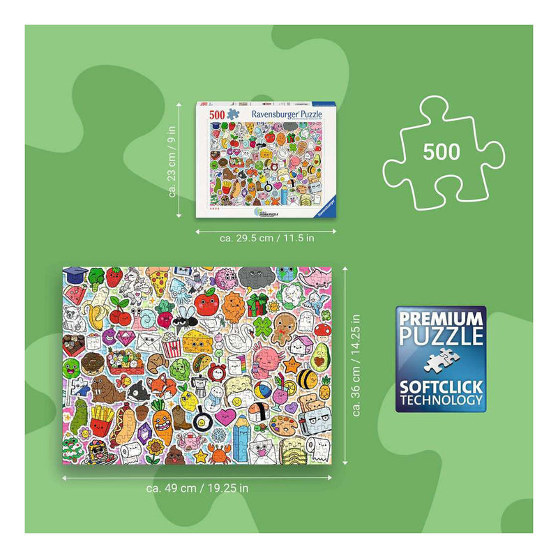 Afbeelding laden in galerijviewer, Ravensburger – kawaii – legpuzzel – 500 stukjes
