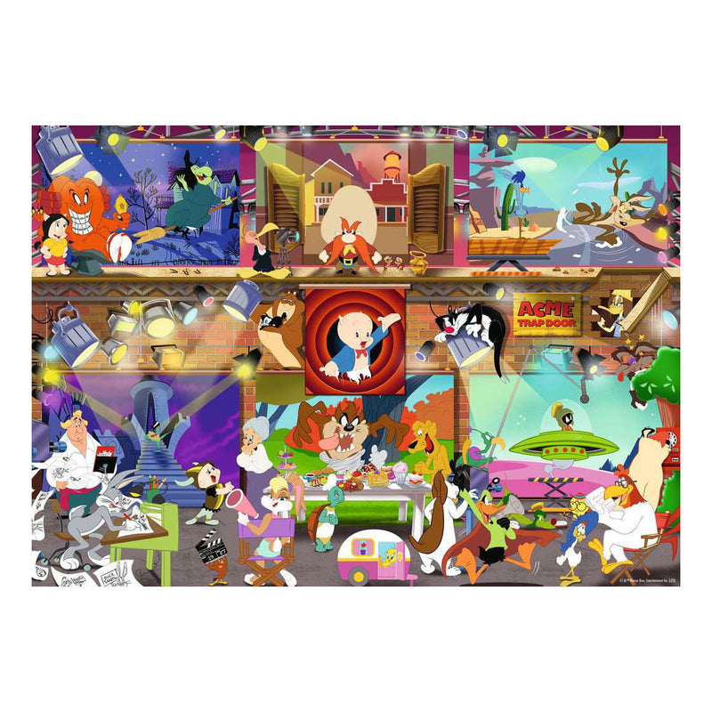 Afbeelding laden in galerijviewer, Ravensburger legpuzzel looney tunes studio - 1000st.
