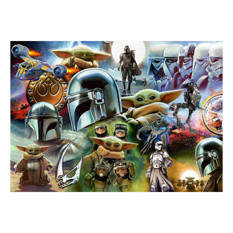 Afbeelding laden in galerijviewer, Ravensburger legpuzzel the mandalorian and grogu - 1000st.
