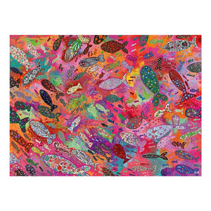Ravensburger – fish in fuchsia – legpuzzel – 500 stukjes