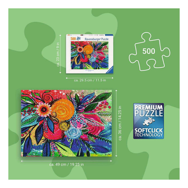 Afbeelding laden in galerijviewer, Ravensburger – kleurenexplosie – legpuzzel – 500 stukjes
