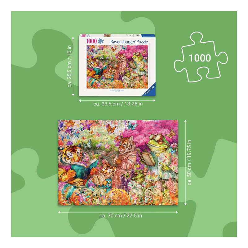 Afbeelding laden in galerijviewer, Ravensburger puzzel boekenclub 1000 stukjes
