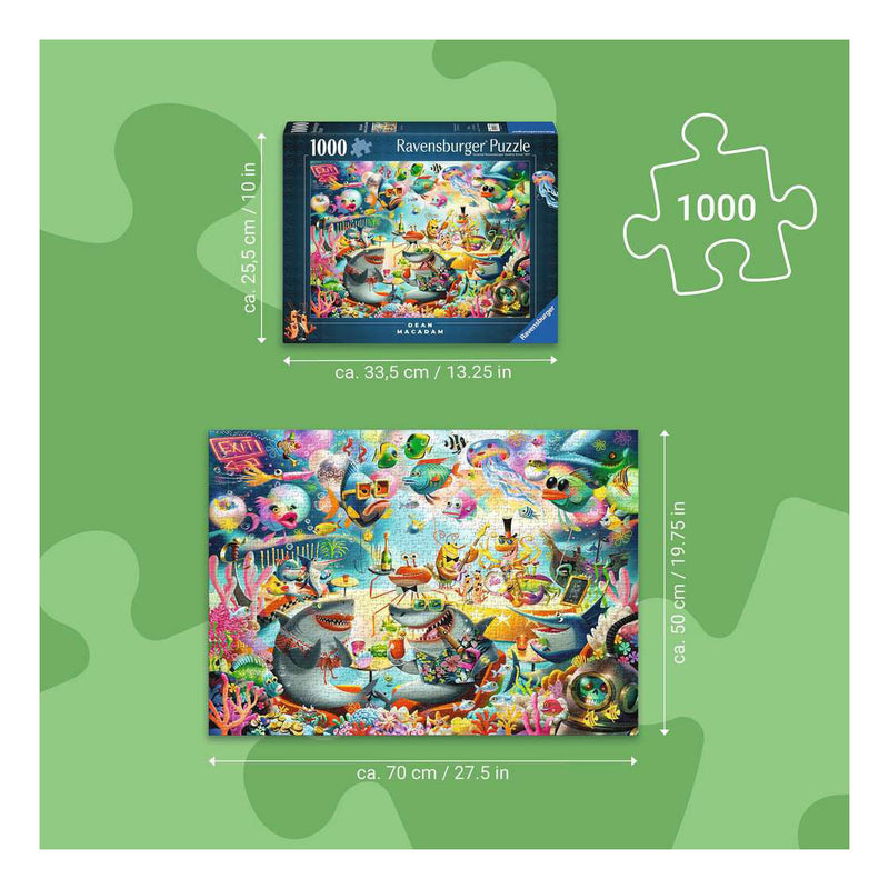 Afbeelding laden in galerijviewer, Ravensburger – ocean lounge – legpuzzel – 1000 stukjes
