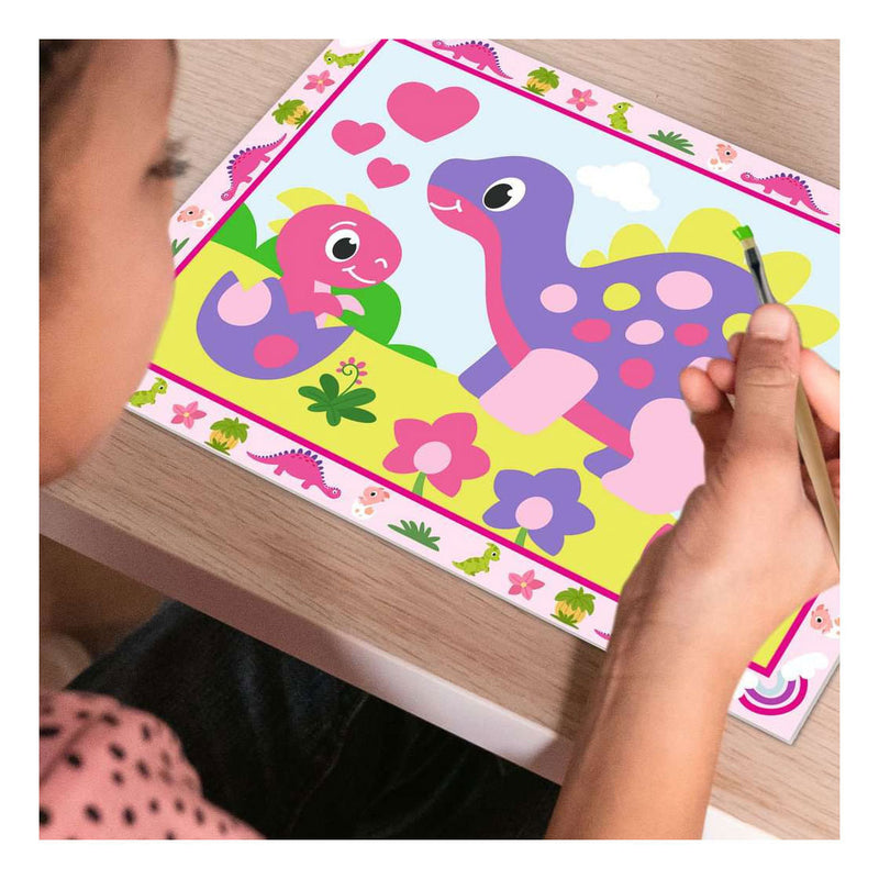 Afbeelding laden in galerijviewer, Ravensburger – creart: kleurrijke dino's – schilderen op nummer
