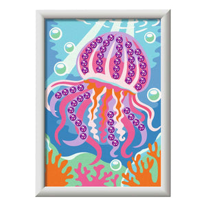 Ravensburger – creart: trendy jellyfish – schilderen op nummer