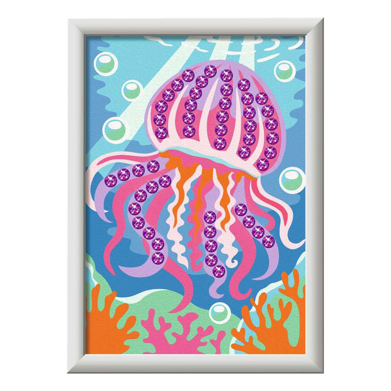 Afbeelding laden in galerijviewer, Ravensburger – creart: trendy jellyfish – schilderen op nummer
