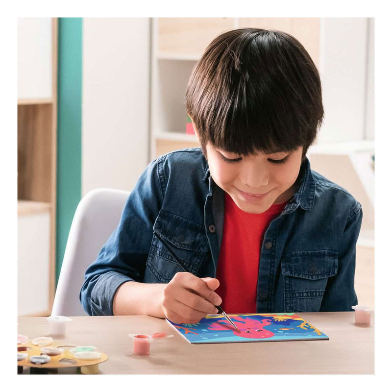 Afbeelding laden in galerijviewer, Ravensburger – creart: octopus (neon) – schilderen op nummer

