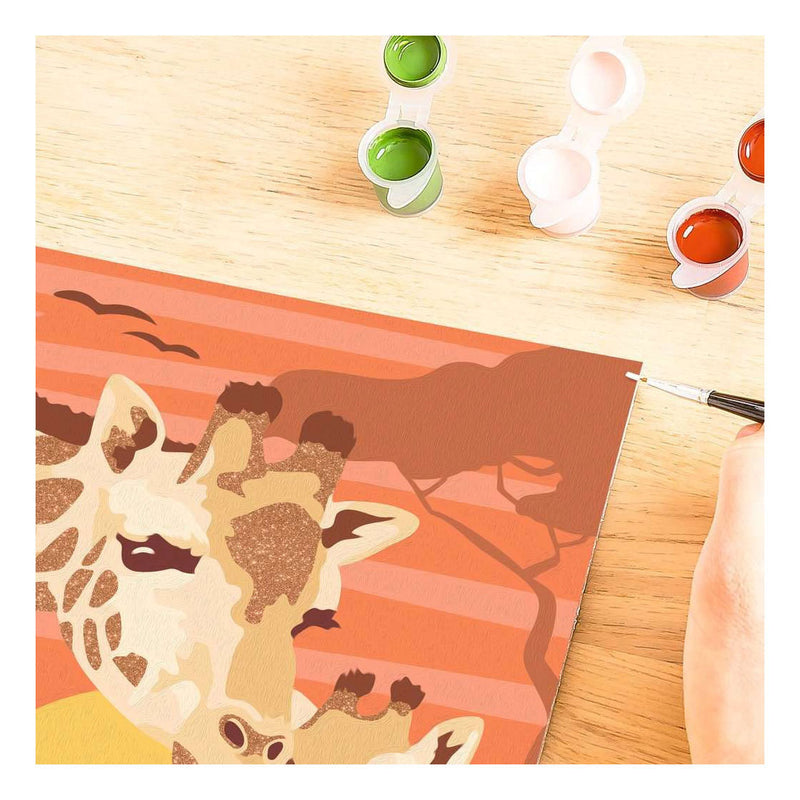 Afbeelding laden in galerijviewer, Ravensburger – creart: giraffen – schilderen op nummer
