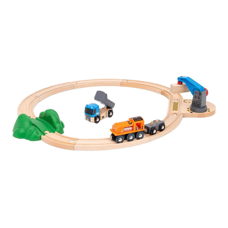 Afbeelding laden in galerijviewer, Ravensburger brio treinset hijs en laad startset - 14dlg.
