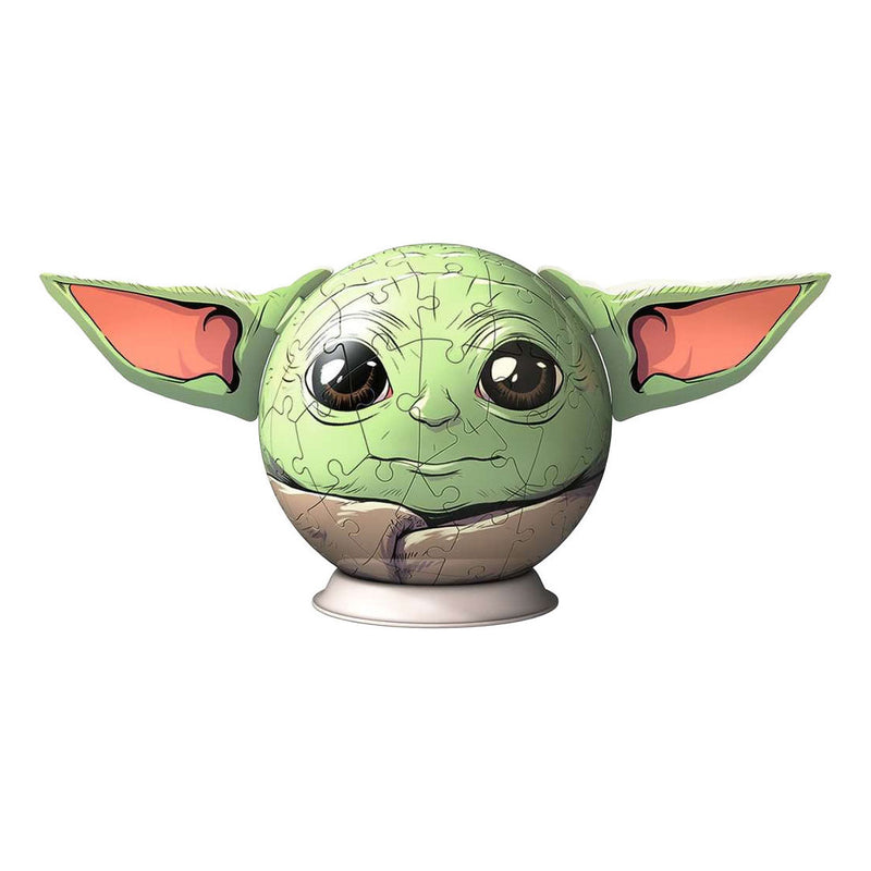 Afbeelding laden in galerijviewer, Ravensburger 3d puzzel strar wars grogu met oren - 77st.
