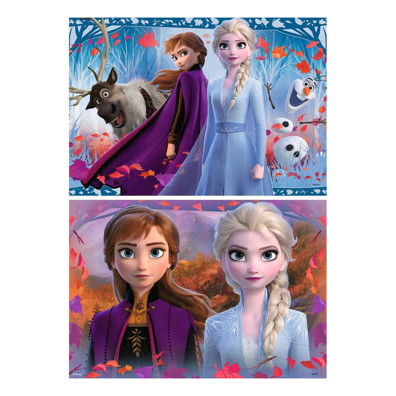Afbeelding laden in galerijviewer, Ravensburger puzzel frozen 2 de reis naar het onbekende 2x12 stukjes
