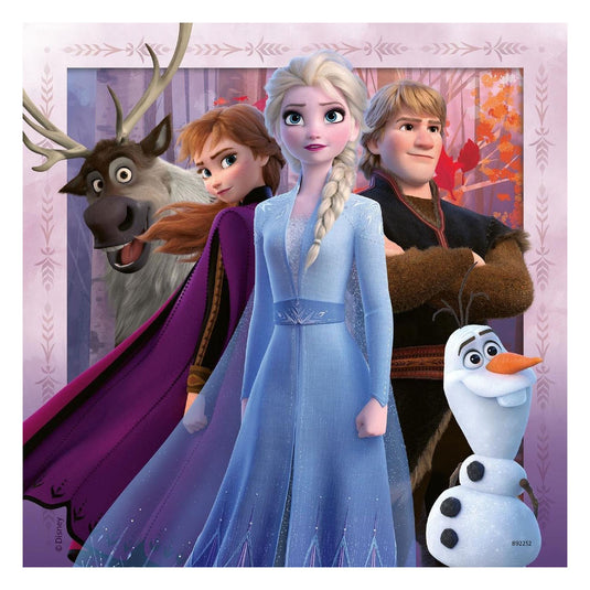Ravensburger legpuzzel frozen 2 de reis begint - 3x49st.