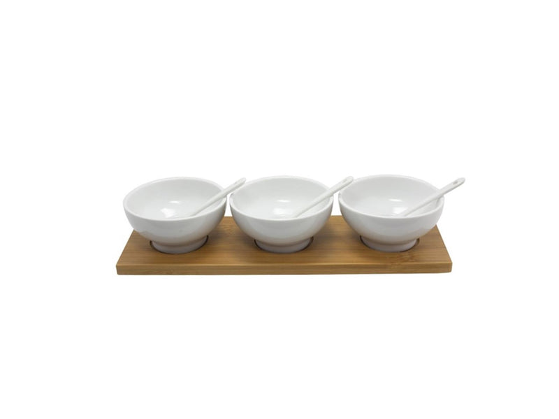 Afbeelding laden in galerijviewer, Food for fun aperitief set 7-delig met houten plank
