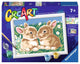 Ravensburger creart schilderen op nummer - pluizige konijntjes