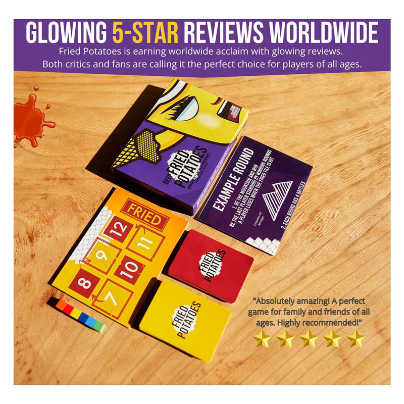 Afbeelding laden in galerijviewer, Fried potatoes card game deep fried edition (engelstalig)
