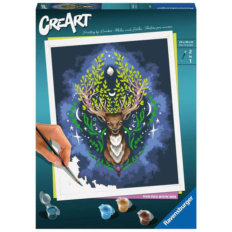 Afbeelding laden in galerijviewer, Ravensburger creart pixie cold: mystic deer
