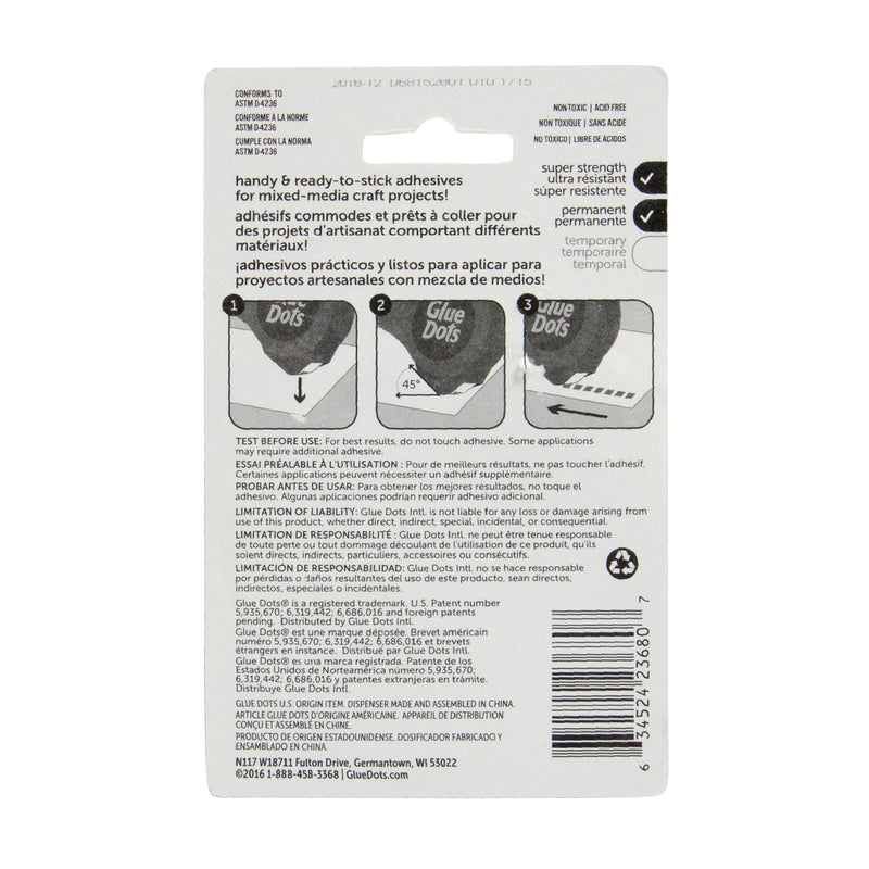 Afbeelding laden in galerijviewer, Glue dots • permanent glue squares dot n go 5mm

