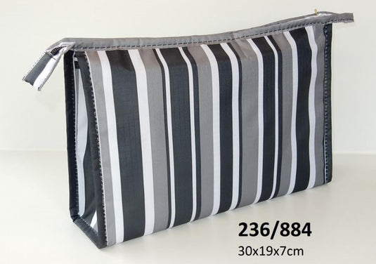 Toilettas gestreept 30x19x7cm