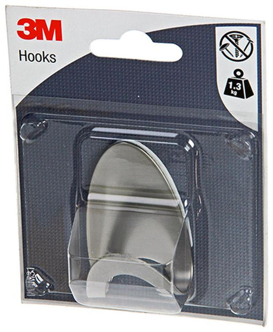 3m 1052717 - hook adhesive metal oval | 1 stuks