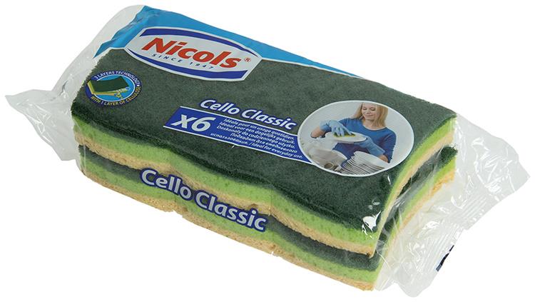 Afbeelding laden in galerijviewer, Nicols 1005326 - cello groen classic x6 | 12 stuks
