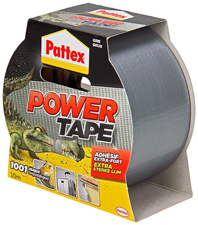 Afbeelding laden in galerijviewer, Pattex 1001839 - power tape 10m grijs bl | 6 stuks
