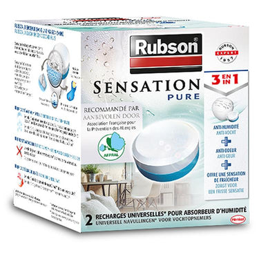 Rubson 1051259 - navulling tabs neutraal2x300g | 1 stuks
