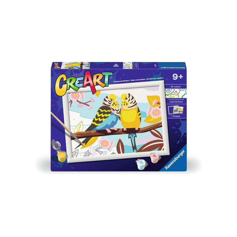 Afbeelding laden in galerijviewer, Ravensburger creart schilderen op nummer - papegaaien

