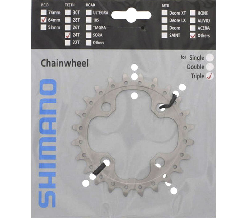 Afbeelding laden in galerijviewer, Shimano fc-t551 10-speed chainring
