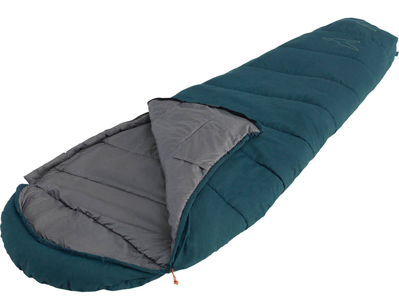 Afbeelding laden in galerijviewer, Easy camp raven i mummy 5°c slaapzak

