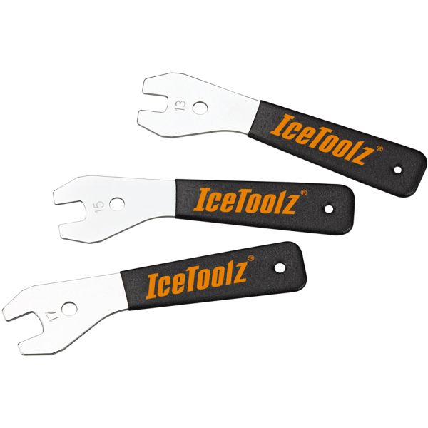 Afbeelding laden in galerijviewer, IceToolz conussleutel set 3-delig 13 15 17mm 24047X3

