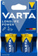 Varta batterie longlife power - high energy power baby longlife 2-pack blister c