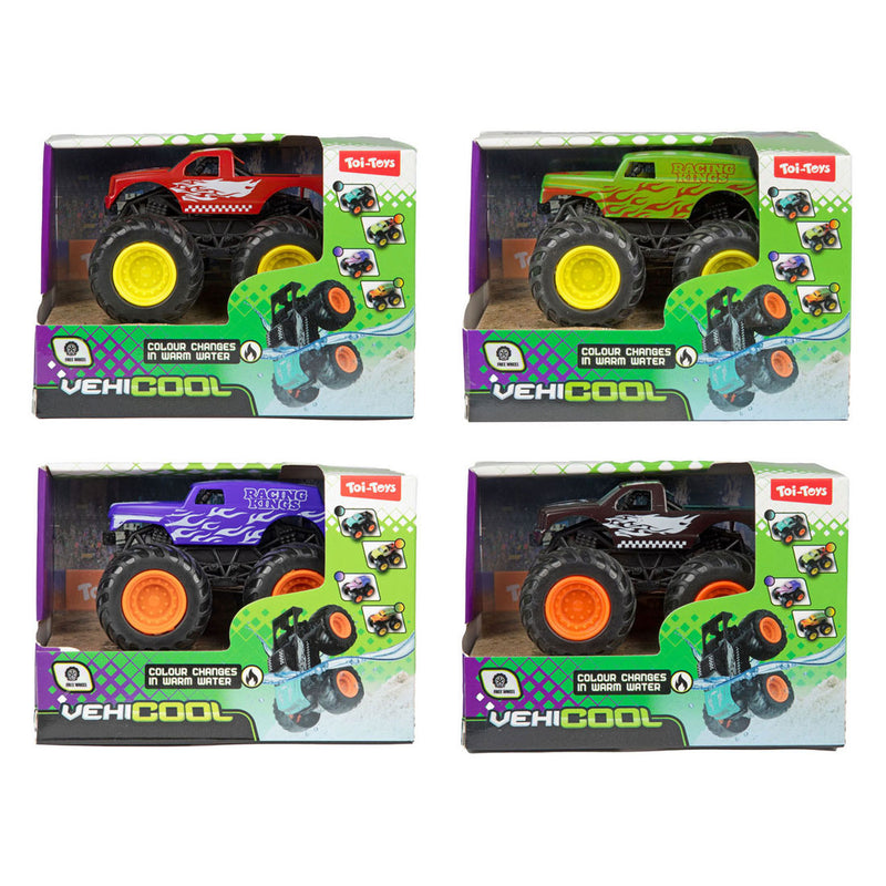 Afbeelding laden in galerijviewer, Vehicool kleurveranderende monster truck - 8,5cm
